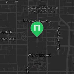 Map showing where Fitness Court Woodson Park - Calisthenics Park Oklahoma City, OK - National Fitness Campaign is