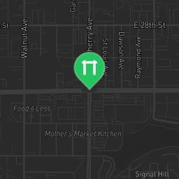 Map showing where Signal Hill (California) - Outdoor Fitnes Station - Panorama Drive is