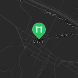 Map showing where Parque Calistenia Llaurí is