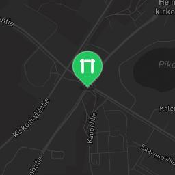 Map showing where Outdoor Fitness Heinola is