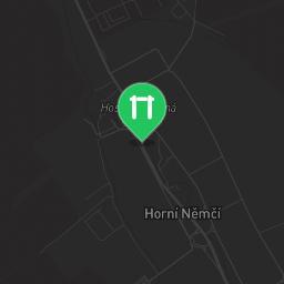 Map showing where Horní Němčí - Calisthenics Park - Workout Club is