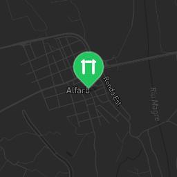Map showing where Alfarp's calisthenics park is