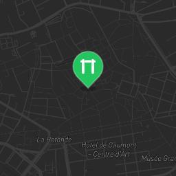 Map showing where CROUS student residence is