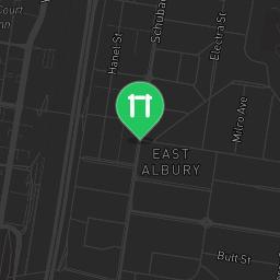 Map showing where Albury - Outdoor Fitness Park - Beaus Court is