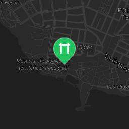 Map showing where Piombini - Parco 8 marzo is
