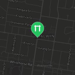 Map showing where Bodyweight workout - Melbourne - Calisthenics workout is