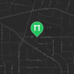 Map showing where Outdoor Fitness Enright Reserve - Hamilton Hill is
