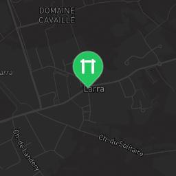 Map showing where Public gym park - Larra -  - Calisthenics workout is