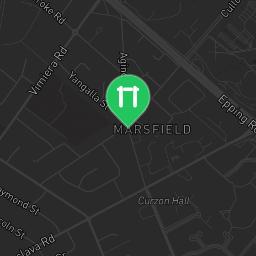 Map showing where Outdoor Gym Waterloo Park is