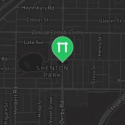 Map showing where Dawes Park - Shenton Park is