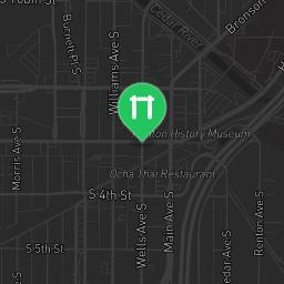 Map showing where Renton - Exercise Park - Cedar River Trail is
