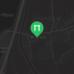 Map showing where Street work-out Base de loisirs de Brognard is