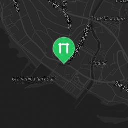 Map showing where Outdoor Fitness Cricvenica is