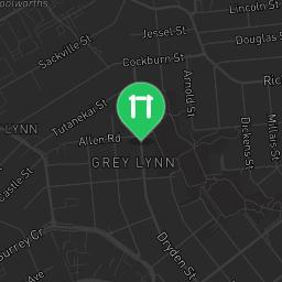 Map showing where Grey Lynn Outdoor Gym is