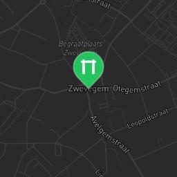 Map showing where Kortrijk - Calisthenics Gym - Sports Centre Zwevegem is