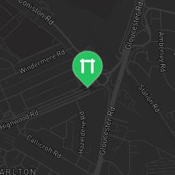 Map showing where Outdoor fitness - Bristol - Calisthenics workout is