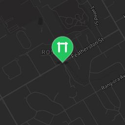 Map showing where Palmerston North - Parkour Park - Skoglund Park is