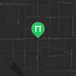 Map showing where Bodyweight workout - Wadsworth - Calisthenics workout is
