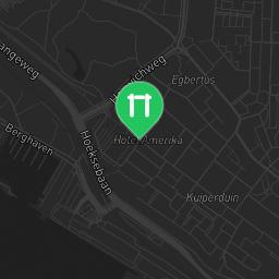 Map showing where Hoek van Holland rechtestraat is