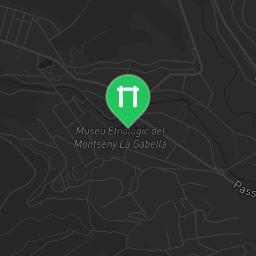 Map showing where Arbúcies - Outdoor Gym is