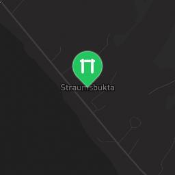 Map showing where Straumsbukta skole is