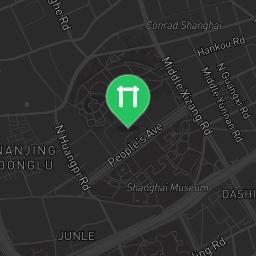 Map showing where Shanghai - Outdoor Fitness Workout Station - Jingan District Workers' Stadium is