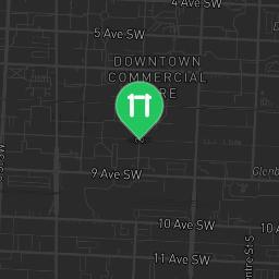 Map showing where Calgary - Outdoor Fitness Park - Pump Hill is