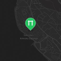 Map showing where Calisthenics Park Brodarica Playa Rezaliste is