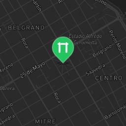 Map showing where Bodyweight gym - Departamento de Adolfo Alsina - Calisthenics workout is