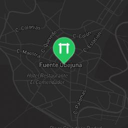 Map showing where Outdoor workout - Fuente Obejuna - Calisthenics workout is