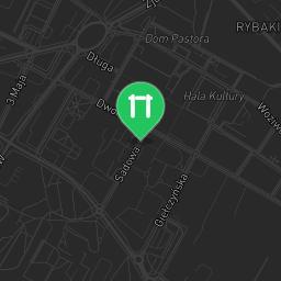 Map showing where Bodyweight workout - Łomża - Calisthenics workout is