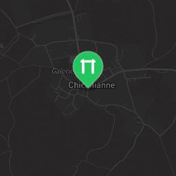 Map showing where Bodyweight gym - Chichilianne - Calisthenics workout is