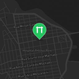 Map showing where Bodyweight fitnessBodyweight workout - Campo do Meio - Calisthenics workout is