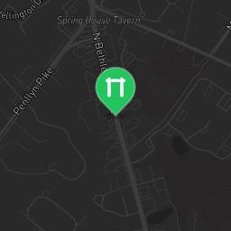 Map showing where Fitness Court Spring House Innovation Park - Calisthenics Park Lower Gwynedd, PA is