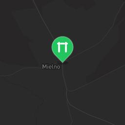 Map showing where Public gym park - Mielno - Calisthenics workout is