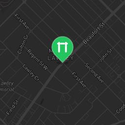 Map showing where Banks Reserve - Mount Lawley is