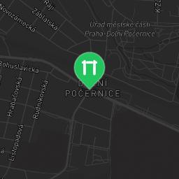 Map showing where Prague - Calisthenics Park - Dolní Počernice is