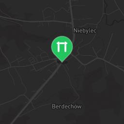 Map showing where Outdoor fitness - Niebylec - Calisthenics workout is