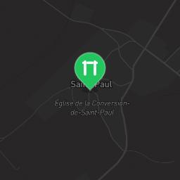 Map showing where Parc street workout clairs soleils is