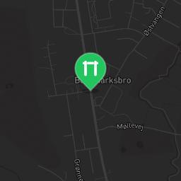 Map showing where Public gym park - Bækmarksbro - Calisthenics workout is