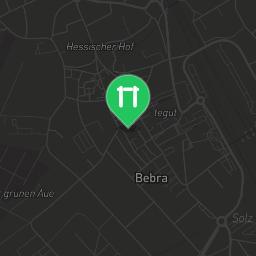 Map showing where Bebra - Street Workout Park - Brüder Grimm Schule is