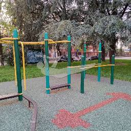 Map showing where Calisthenics Stations - Cinisello Balsamo is