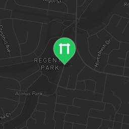 Map showing where Outdoor Fitness Hyde Park - Regents Park is