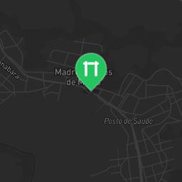 Map showing where Outdoor gym - Madre de Deus de Minas - Calisthenics workout is