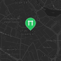 Map showing where Bodyweight training - Derby - Calisthenics workout is