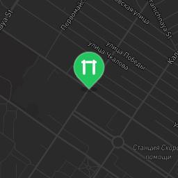Map showing where Arsenyev - Street Workout Park - Гостиница  Таежная is