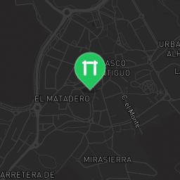Map showing where Outdoor fitness - Collado Villalba - Calisthenics workout is