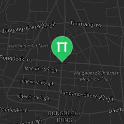 Map showing where Bodyweight workout - Nam-gu - Calisthenics workout is