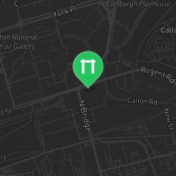 Map showing where Outdoor fitness training - Edinburgh - Calisthenics workout is