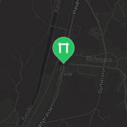 Map showing where Vita Parcours Reichenbach is